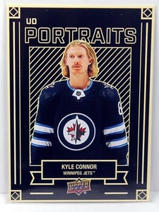 2022-23 UD Series 1 UD Portraits Insert Card #P-24 - Kyler Connor - JETS - Imagen 1 de 1