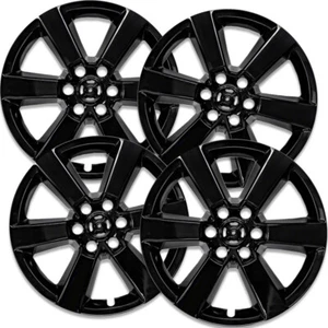 Set of 4 Gloss Black 20" Impostor Wheel Skins for 15-17 Ford F-150 Rim Covers - Picture 1 of 1