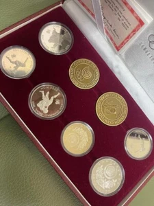 Seoul Olympics Commemorative Coin 1988 Commemorative Medal 8 Coin Set From Japan - Picture 1 of 4
