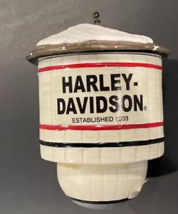 Department 56 Snow Village Harley-Davidson Water Tower 54975 senza base - Foto 1 di 4