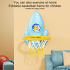 1 Set Basketball Training Toys Foldable Relieve Boredom Hanging Basketball Stand