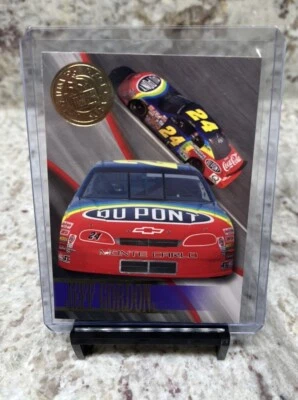 JEFF GORDON 1996 Press Pass Premium Holofoil Parallel Nascar Racing Card #34 - Image 1 of 2