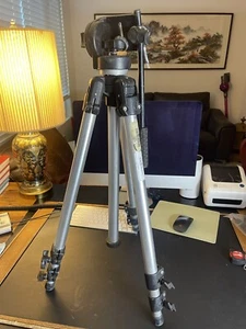 Bogen Professional 3126 Head Made In Italy Tripod Adjustable - Picture 1 of 11