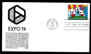 1527 10c Stamp (Peter Max) PRESERVE THE ENVIRONMENT FDC By Stephen Anderson - Picture 1 of 1