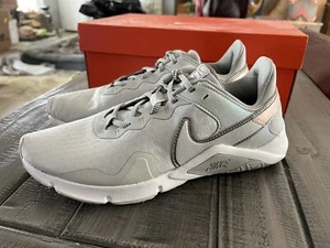 NIKE Legend Essential 2 Gray/Pewter Sneakers Shoes Walking Cross Training 8 M - Picture 1 of 10