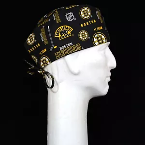 NHL Boston Bruins Theme Scrub Hat - Picture 1 of 1