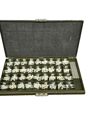 Juego de marcadores de identificación de película de rayos X Stafco Stafford letras números Foto 1 de 4