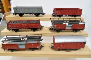 Märklin HO Konvolut 6 Güterwagen, gebr. aus Hobbyauflösung - m. OVP - Picture 1 of 9