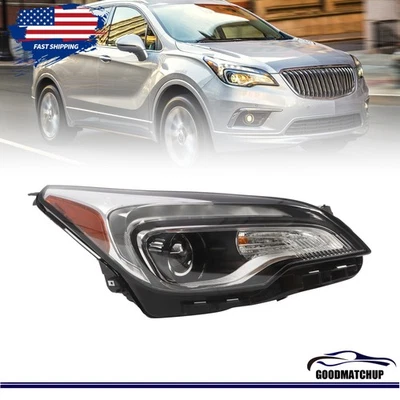Right Headlight For 2016-20 Buick Envision Headlamp Halogen w/LED DRL Passenger - Image 1 of 4