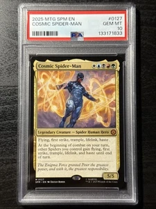 PSA 10 MTG Cosmic Spider-Man Regular Mythic Marvel Spider-Man Universes 2025 - Bild 1 von 2