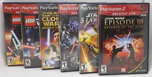 PS2 Star Wars/Lego Game Bundle of 6: Episode III, Starfighter, The Force... - Picture 1 of 20