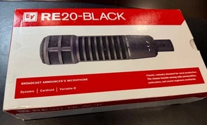 EV RE20-BLACK professionelles Broadcast Announser Voiceover Mikrofon RE20 schwarz - Bild 1 von 2