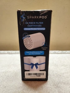 SparkPod 3er Pack Duschfilter Ersatzkartuschen - Universalgröße - Neu... - Bild 1 von 6