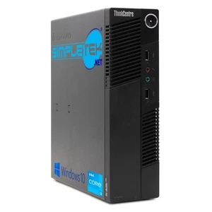 LENOVO THINKCENTRE M91 USDT MINI PC 4GB 240GB i3 WIN10 COMPUTER FISSO DESKTOP - Foto 1 di 4