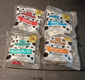 1991 101 Dalmatiner McDonald’s Happy Meal Spielzeug Komplettsatz 4 Stück - Bild 1 von 2