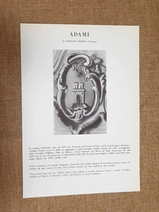 Adami di Cologna Veneta (Verona) Stemma Famiglia Nobile Nobiltà Araldica - Picture 1 of 1