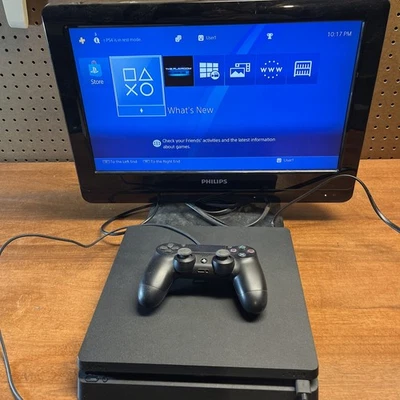 Sony PlayStation 4 Slim 1TB Console – Fully Tested, Reset, Works Great – PS4 1TB - Image 1 of 4