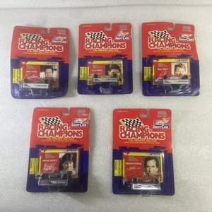 Racing Champions 1996 Indy Car 1:64 Premier Collectors Card And Stand Lot Of 5 - Picture 1 of 19