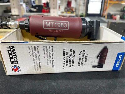 Amoladora de troqueles de aire Matco Tools MT1983 ángulo de 90° hecha en EE. UU. - probada - funciona muy bien Foto 1 de 4