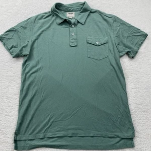 Todd Snyder Polo Shirt Mens XL Short Sleeve Seafoam Green Made Canada - Picture 1 of 7