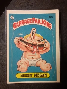 1985 Garbage Pail Kids 1st Series 1 - MUGGIN' MEGAN 42b Excellent Condition. - Picture 1 of 6