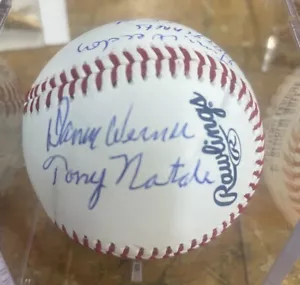 Harrisburg Giants Negro League Autographed Baseball - Picture 1 of 8