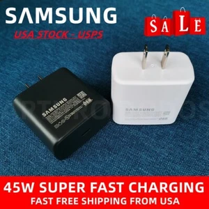 Samsung 45W USB-C Super Schnell Ladegerät Wand Ladegerät für Galaxy S22 S23 S24+ Ultra - Bild 1 von 15