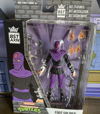 TMNT Foot Soldier BST AXN 5-Inch Action Figure Cover