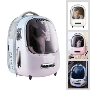 PETKIT Porta Mochila Gato - Ventilador de Bolsa de Viaje Aprobado por Aerolínea y Luz Desmontable - Imagen 1 de 15
