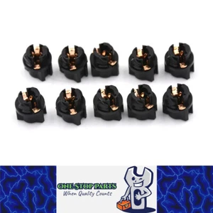 10pcs T5 LED Globe Socket Dash Instrument Cluster Mount Bulbs Holder Light Base - Picture 1 of 5