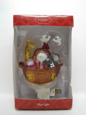 New in Box St Nicholas Square Noah's Ark Night Light Chiristmas - Image 1 of 2