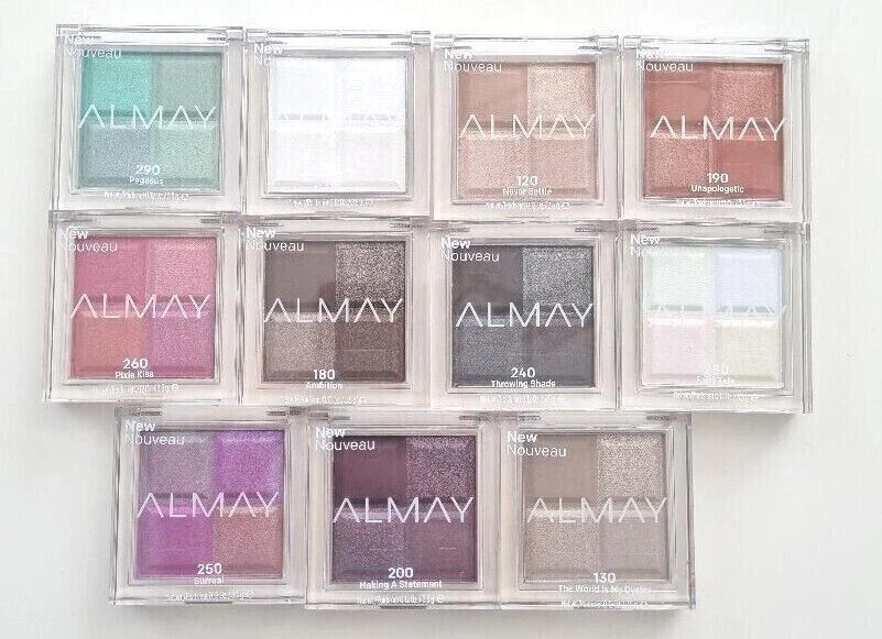 Almay Shadow Squad One Colour Four Finishes- Please Choose Shade Below - Image 1 of 1