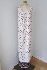 Maxi abito nuovo con etichette Old Navy maternità viola giallo blu Ditsy floreale MORBIDO rayon M - Foto 1 di 5
