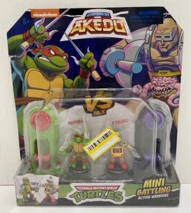 Legends Of Akedo Teenage Mutant Ninja Turtles Mini Raphael Vs Kraang Set New - Picture 1 of 3