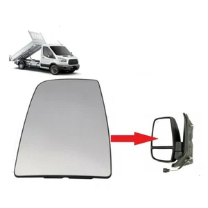 Espejo de vidrio con calefacción en la parte superior derecha del pasajero se adapta a Ford Transit Van 150 250 350 - Imagen 1 de 8