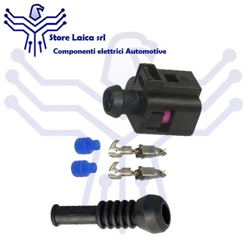 Kit Connecteur FEP 2 Poli Vie 8K0973702 Étanche Automotive Audi Volkswagen - Photo 1/1