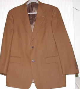 BURBERRY LONDON BROWN COTTON WOOL 2 BUTTON VENT MEN SPORT COAT BLAZER SIZE 41R - Picture 1 of 6