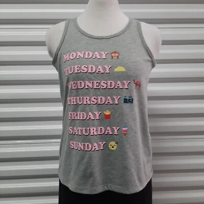 Arizona Jean Co. Top Girls Large Gray Pink Pullover Tank Sleeveless Athletic  - Image 1 of 4