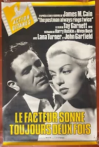 Plakat der Briefträger Sonne Immer Zweifach Film-Noir Lana Turner 80x120cm 80's - Bild 1 von 1