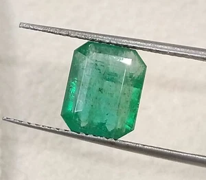 GSI Certified 2.37ct Zambian Emerald Natural Earth Mined Gemstone - Picture 1 of 8