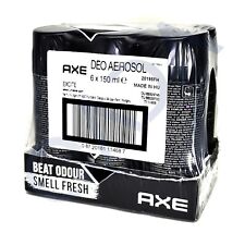 6 Packs Of Axe Deodorant Body Spray Excite Mens Fragrance 150ml
