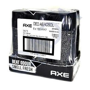 AXE Excite 48-Hour Fresh Deodorant Body Spray Fragrance for Men - 150ml - 6 Pack - Picture 1 of 5