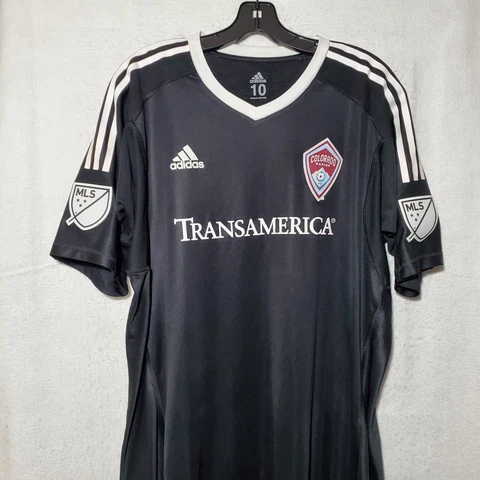 Adidas Adizero Colorado Rapids Tim Howard Soccer Jersey Adult Size 10 Black Cover