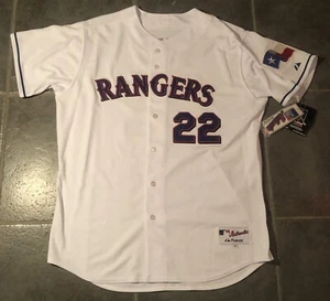 Texas Rangers Marlon Byrd On-Field Authentic Majestic Jersey Sz 52 New W/Tags - Picture 1 of 9