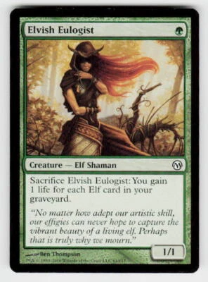 Duels of the Planeswalkers #61 Elvish Eulogist - Image 1 of 2