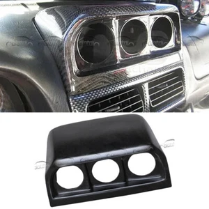 FRP For 1997-00 Subaru Impreza GC8 Triple Dashboard Gauge Pod Parts - Picture 1 of 13