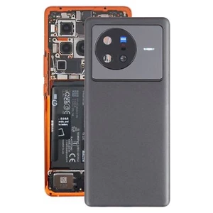 For vivo X80 Original Battery Cover Rear Back Glass with Camera Lens (Black) - Picture 1 of 5