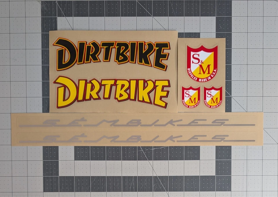 Calcomanías S&M Bikes Thrasher Dirtbike BMX Foto 1 de 1