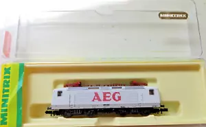 Minitrix 12882 N Elektrolok BR 143 AEG der DB AG unbespielt mit Anleitung in OVP - Bild 1 von 5