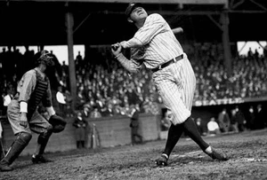 Babe Ruth at Bat in Dugdale Park, Seattle 1924 4x6/8x10/11x14 Glossy Photo - Picture 1 of 7